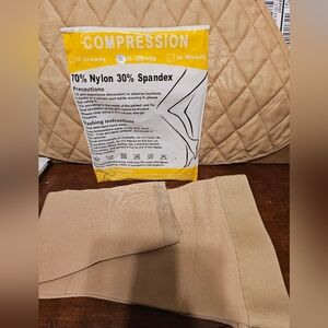 New Compression Beige Nylon Spandex Sleeves 3X